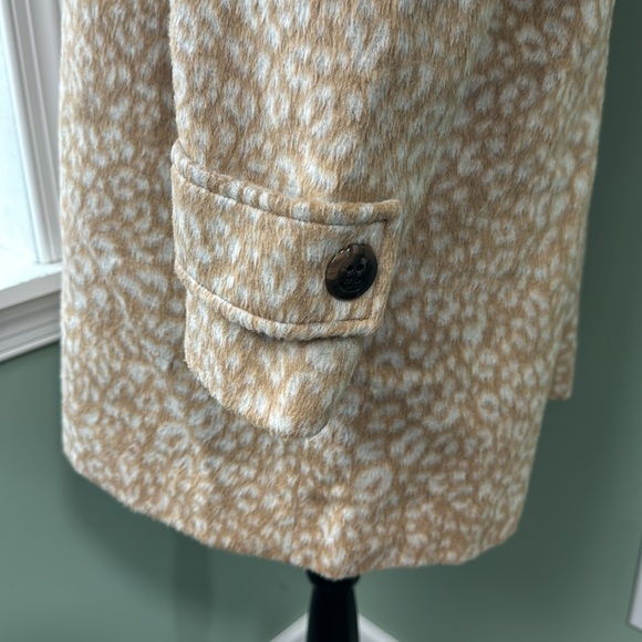 Ann Taylor tan and cream leopard print jacket XL - Picture 4 of 7
